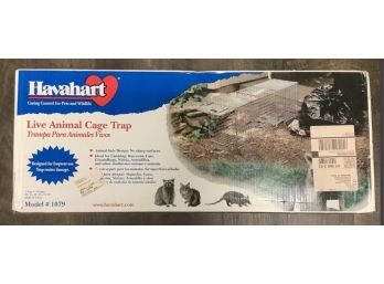 Live Animal Cage Trap By Havahart.  Model #1079.  New In Original Box. Caring Control For Pets & Wildlife.