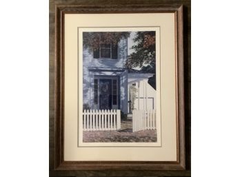 Framed Limited Edition Lithograph By Stephen L. Previte - ' Always Welcome' Hand- Signed And Numbered 273/925
