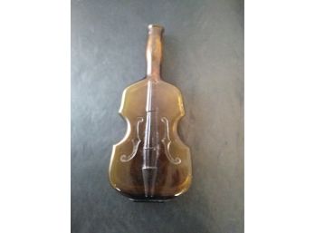 Cool Vintage  Glass Guitar Shaped Vase