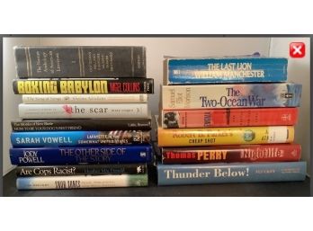 Nice Lot Of 15 Books. Authors Include William Manchester, Thomas Perry And MORE!
