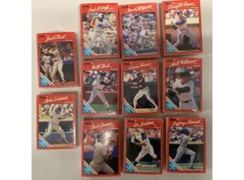 Vintage Lot Of 11 Sealed Packs Of 1990 Donruss Baseball Cards- Bo Jackson, Mark McGwire, Fred McGriff