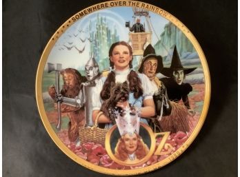 The Wizard Of Oz Commemorative Plate By The Hamilton Collection. New In Box. 1989.