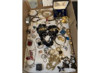 Collection Of Cosmetic Jewelry.