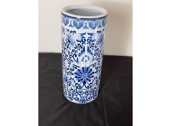 Gorgeous Blue Ceramic Umbrella Holder Stand Vase