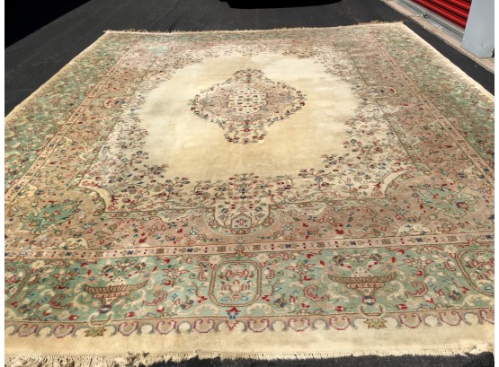 14 Fee.6 Inches X 11 Feet . 3 Inches ,Beautiful Hand Made Sami Antique Area Rug, 100 Percent Virgin Wool