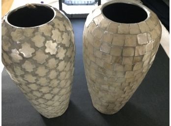 10 1/2 Inches Tall ,Two Vases