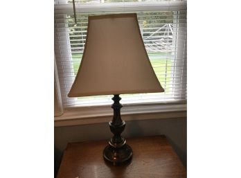 Bedroom Table Lamp With Square White Shade #2