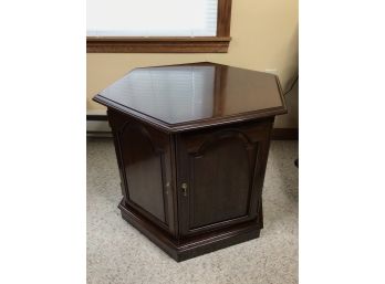 Ethan Allen Hexagon Shaped Side Table #1