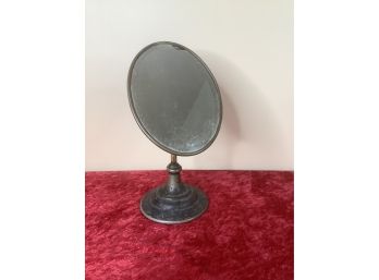 Vintage Table Top Round Vanity Mirror