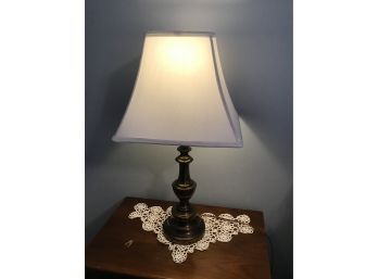 Bedroom Table Lamp With Square White Shade #1