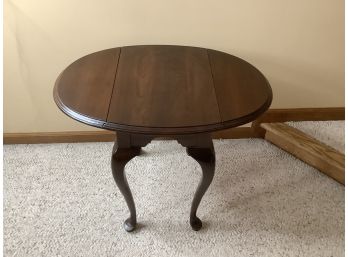 Ethan Allen Fold Down Sided Side Table