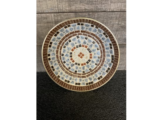 Hand Made Mosaic Serving Bowl