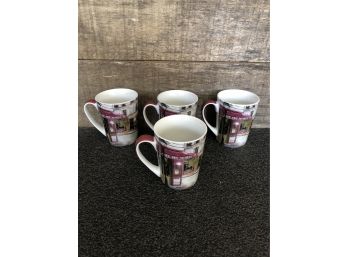 Set Of 4 Nuova Coffee Mugs