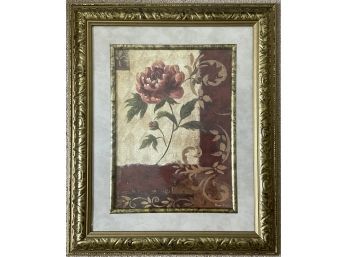 Framed  Floral Print