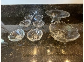Clear Glassware And Serving Pieces