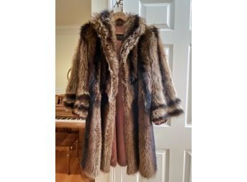 Vintage Racoon Coat