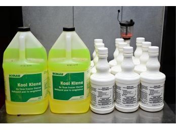 Ecolab Freezer Floor Cleaner And Drain-tain Foaming Drain Cleaner