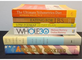 Cookbook And Diet Lot, Includes Julia Childs