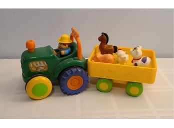 Tractor And Animals, 1 Missing