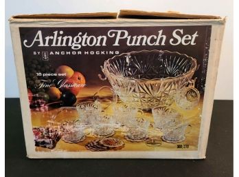 Vintage Arlington Punch Bowl Set, NIB