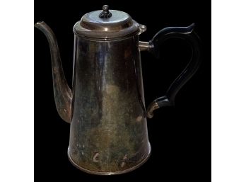 Mid. Century Silver Metal Hinged Teapot