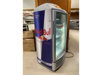 Commercial Red Bull Single Door Display Cooler