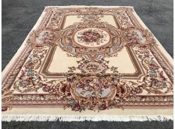 Incredible Hand Made Rug - Great Colors VERY Well Made - Center Medallion - Paid $6,500 - Beautiful Rug