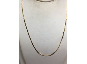 Lovely All 14KT Yellow Gold 18' Necklace - NOT GOLD FILLED OR PLATED - SOLID 14KT Gold - Made In Italy