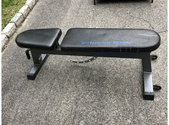 FITNESS GEAR Gym / Utility Weight Bench - Fully Adjustable - Has Wheels - Very Easy To Move - Great Condition