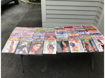 Fabulous Collection Of 91 All Vintage PLAYBOY Magazines - 1970s - 1980s - 1990s - GREAT Condition - HUGE LOT