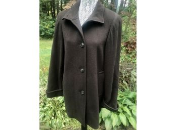 Fine Quality CARLISLE Brown Cashmere Blend Coat