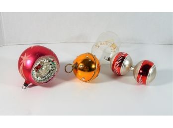 Vintage Reuge Ste Croix Swiss Music Box Christmas Bulb Ornament Silent Night