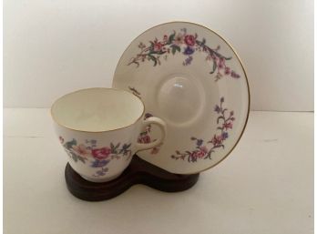 Wedgwood Devon Sprays Vintage Tea Cup And Saucer