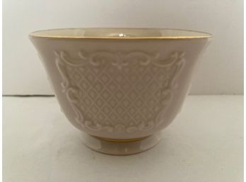 Vintage Ivory Colored Lenox Canterbury Bowl (made In USA)