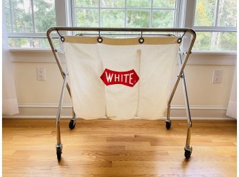3- Section Laundry Sorter- Collapsible W Wheels