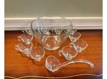 12- Piece Glass Punch Bowl Set