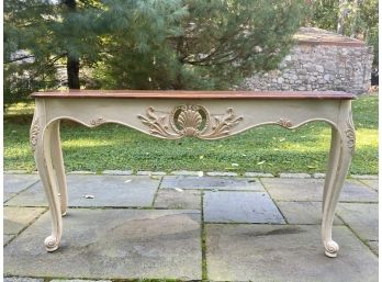 Ethan Allen Country French Console Table