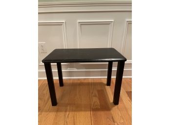 Rectangular End Table, Black