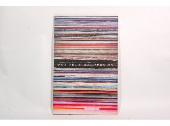 'Put Your Records On' Hand Crafted Canvas Print