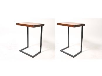 Pair Of Minimalist Side Tables