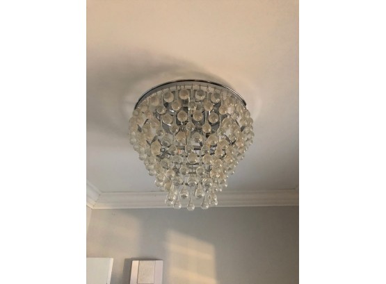 Decorative Glass Ball Chandelier With Chrome Base Mount