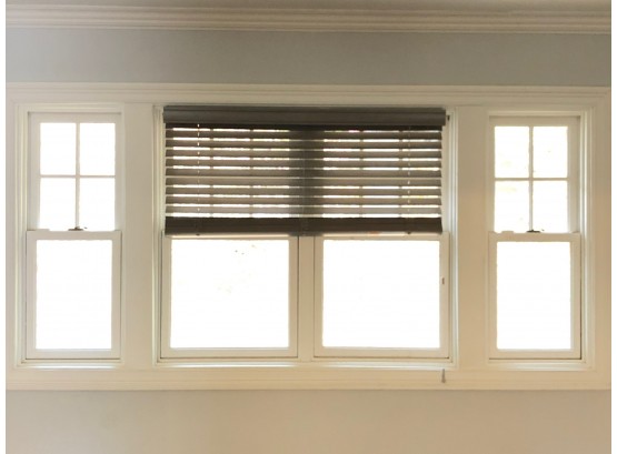 A Collection Of 'Estate Gray' Levolor Blinds
