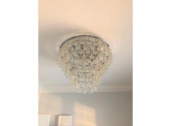 A Decorative Glass Bell Ceiling Mounted Light