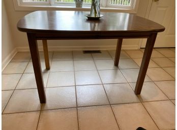Wood Kitchen Table With Leaf Insert