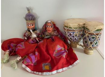 Drum And 2 Dolls