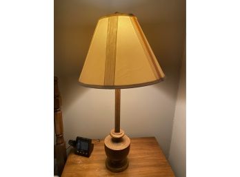 Wood Base Lamp