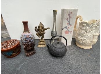 International - Lot Of 7 Small Decorative Household Items  (Lot #3)