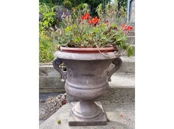Coated Resin Outdoor Trophy Style Urn Planter