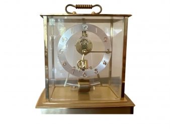 Vintage Kundo Brass Desk Clock