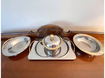 18/10 Chromium / Nickel Stainless Serving Tray  Casserole  Bowl